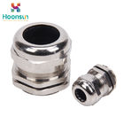 Anti Magnetic EMC Shielded Metal Cable Gland Metric Thread Type With Nickel Plated Brass