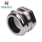 Metallic IP65 Watertight Cable Gland / Electrical Cable Gland With Through Type
