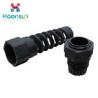 Nylon Bending Spiral Cable Gland Silicone Rubber With Dust Proof Protection