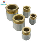 Galvanized Iron / Brass TH Type Marine Cable Gland With Nickel - Plated Hoop Washer