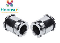 JIS 20 3 / 4 Thread Chrome Plated Brass Cable Gland Marine Cable Connectors