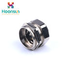 Anti - EMC Power Metal Cable Gland Nickel Plated Brass With Metric Thread Type