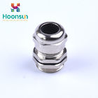 Nickel Plating Waterproof Cable Gland M Series / Silicone Rubber Metal Cable Gland