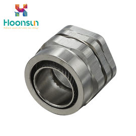 Nickel Plated Fire Rated Cable Glands BW Type For Explosion Proof ROHS / ISO