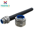 Chromium Plated Brass Pipe Fittings IP65 Waterproof With Stainless DPJ