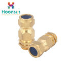 Reliability / Safety Explosion Proof Cable Gland With Nickel Plated Brass