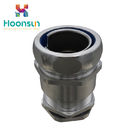 Galvanized Steel Brass Union Fitting Locked Type With Compression Fitting Ferrule