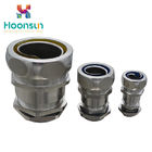 Galvanized Steel Brass Union Fitting Locked Type With Compression Fitting Ferrule
