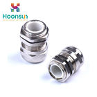 Waterproof IP65 Brass Cable Gland For Electrical Junction Box ROHS / ISO Certification