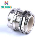 Waterproof IP65 Brass Cable Gland For Electrical Junction Box ROHS / ISO Certification