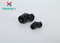 Various Colors Plastic Cable Glands / Nylon Flexible Pipe Right Angle Union