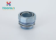 Hexagonal Zinc Alloy Waterproof Pipe Connector DPJ Series For Flexible Conduit