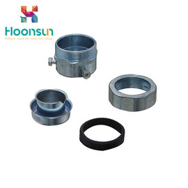 Hose Clamp Type Flexible Conduit Connector / Zinc Die Casting Emt Connectors