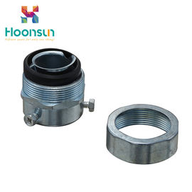 Hose Clamp Type Flexible Conduit Connector / Zinc Die Casting Emt Connectors