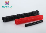Plastic Corrugated Flexible Hose Pipe , Flexible Cable Conduit For Wire Protection
