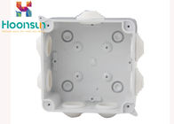IP65 White Waterproof Junction Box Cable Gland 100 * 100 * 70 Size With PVC Stopper