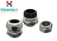MG63 Nickel Plated Copper Cable Gland / Strengthened Type Waterproof Cable Gland Connectors