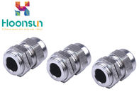 PG11 Waterproof Stainless Steel Cable Gland , Electrical Rubber Seal Ss Cable Gland