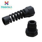 M30 Customized Metal Strain Relief Cable Gland Connetor With Spiral Tail