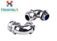 90 Degree Liquid Tight Fittings L Type Metal Elbow Hose Fittings For Conduit Size 19mm