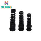 Strain Relief Spiral Type Nylon Cable Gland Dustproof IP68 Protection