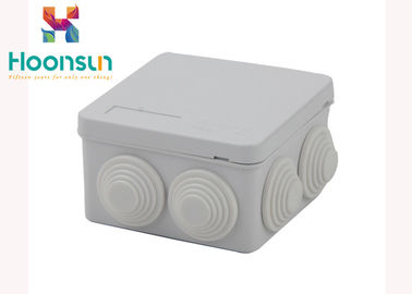 White Waterproof Junction Box Cable Gland Accessories With PVC Stopper IP65