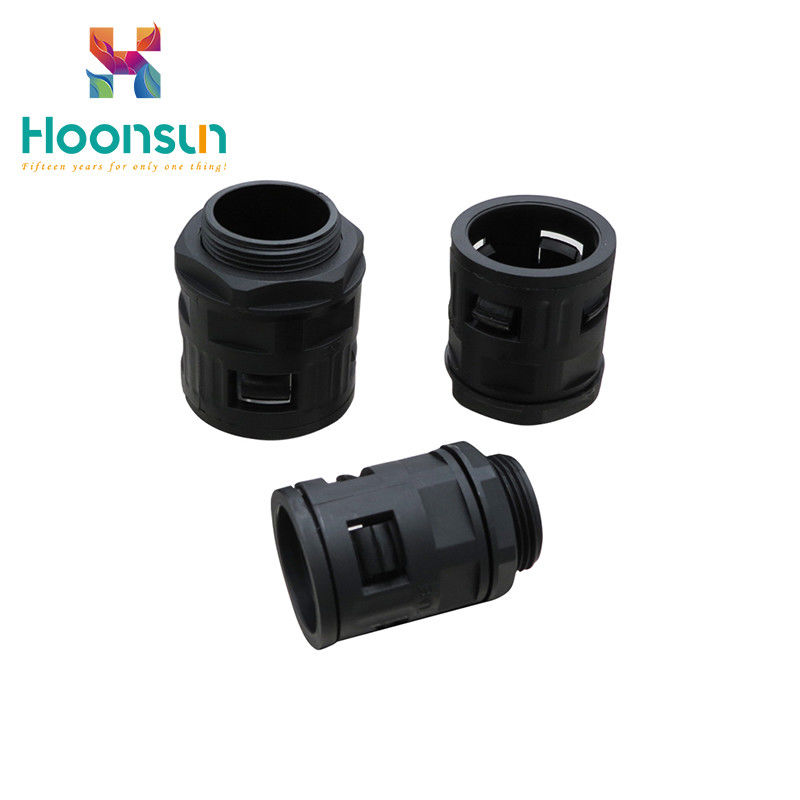 Straight Flexible Pipe Nylon Cable Gland Customized Colours With Various Size