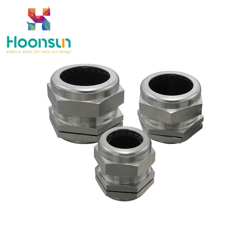 SS316L Stainless Steel Cable Gland Metal M12 Series For Oil Industry