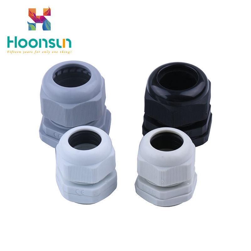 Thread Electrical Flexible Cable Gland / Customized PG Fireproof Rubber Cable Gland