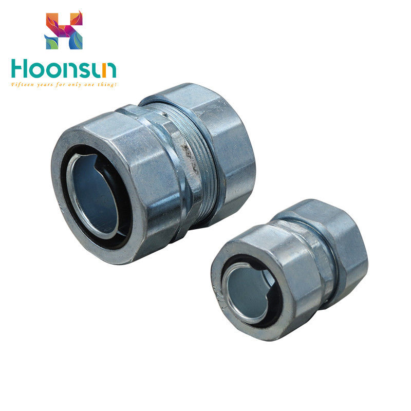 Female Waterproof Flexible Conduit Connector Zinc Alloy With Corrosion Resistant