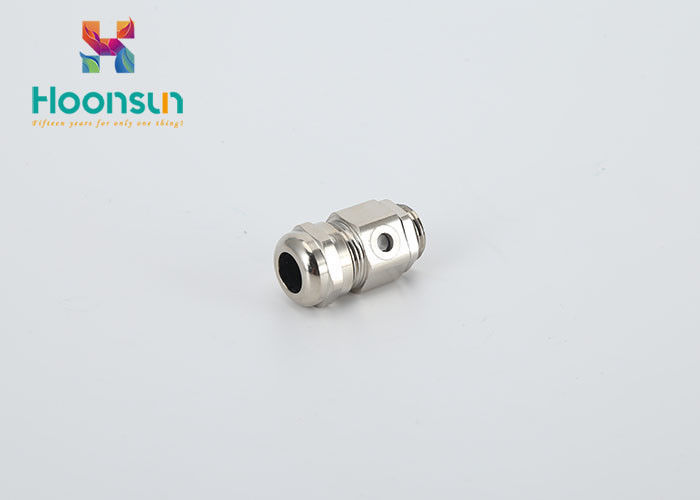 Metal Permeable Type Air Breather Valve cable gland 8MM Thread Length With Clamping Range