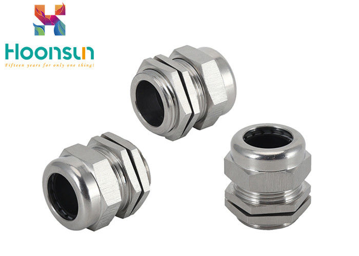 G1 / 4 Metal Stainless Steel Cable Gland Acid Resistance For 3-6.5 Mm Wire