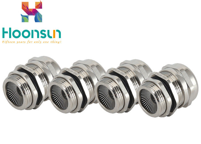 CE ROHS S Type EMC Cable Gland For Cables , IP68 Cable Gland High Performance