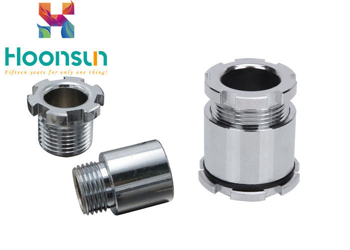 Waterproof Brass Chromiun Plated Marine Cable Gland JIS25 Electroplating Surface Treatment