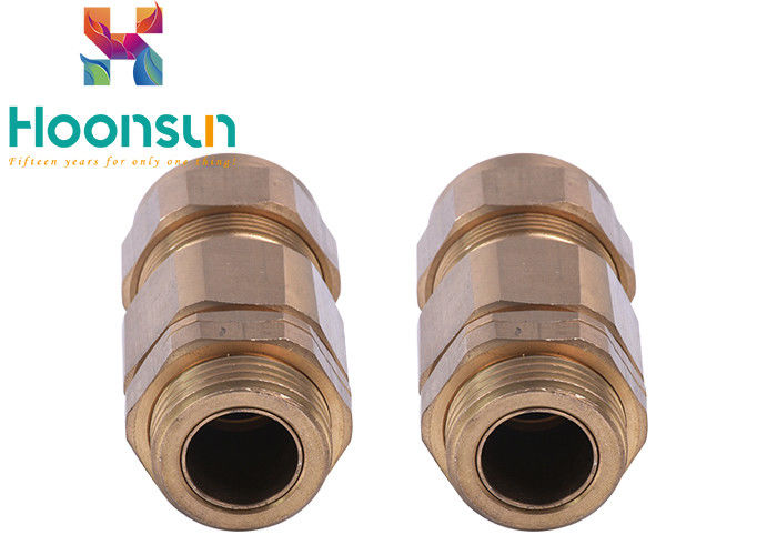 CW Brass Neoprene Explosion Proof Cable Gland With Silicone Rubber , Free Smples