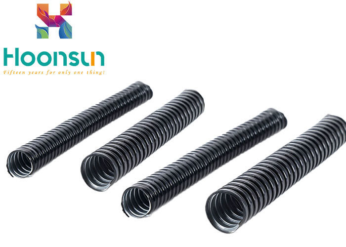 PVC Coated Galvanized Metal Steel Flexible Hose Pipe For Decorative Electrical Pipe