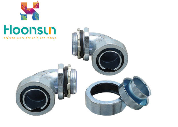 90 Degree Flexible Conduit Connector Standard Size Shipping Flex Conduit Fittings