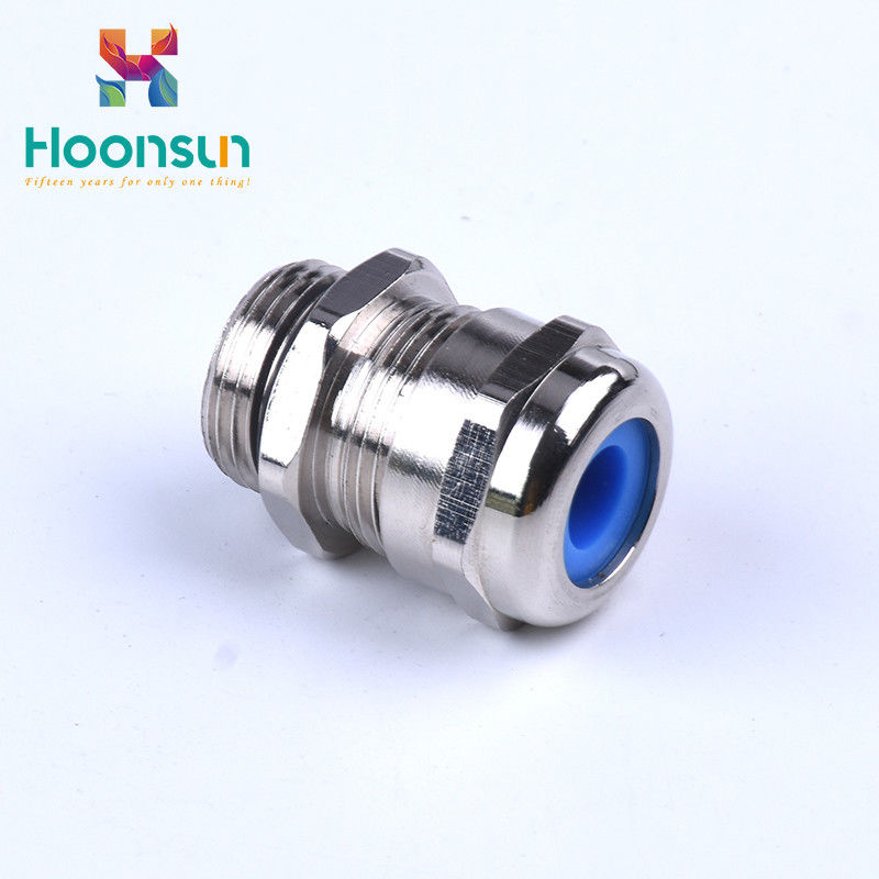 Insert Type Nickel Plated Copper Cable Gland With High Temperature Resistance