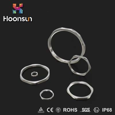 Nickel Plated Brass Accessories IP54  Hexagonal Screw Plug Caps