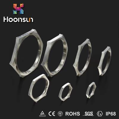 NPT1/2 EMC Locknut Cable Gland Accessories IP68 Electroplating