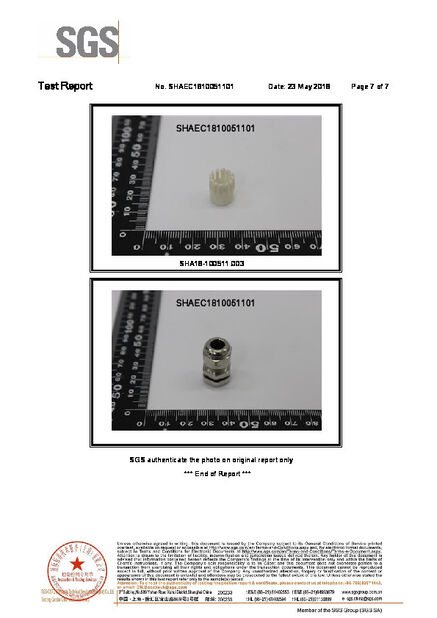 China ZHEJIANG HONGXIANG CONNECTOR MANUFACTURING CO.,LTD. certification